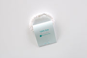 Skinny Silk Scrunchie Ivory